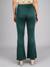KOTTY Womens Solid Attractive High Rise Pant