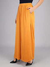 KOTTY Flared Women Yellow Trousers 