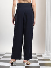 KOTTY Relaxed Women Black Trousers 