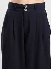 KOTTY Relaxed Women Black Trousers 
