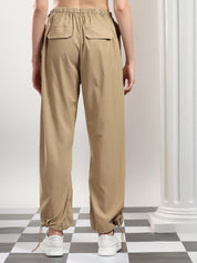 KOTTY Relaxed Women Brown Trousers 