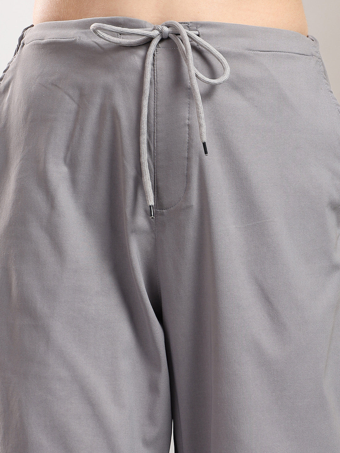 KOTTY Relaxed Women Grey Trousers 