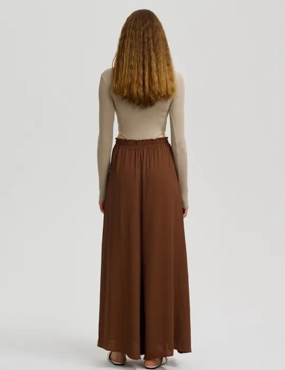 KOTTY Loose Fit Women Brown Trousers 