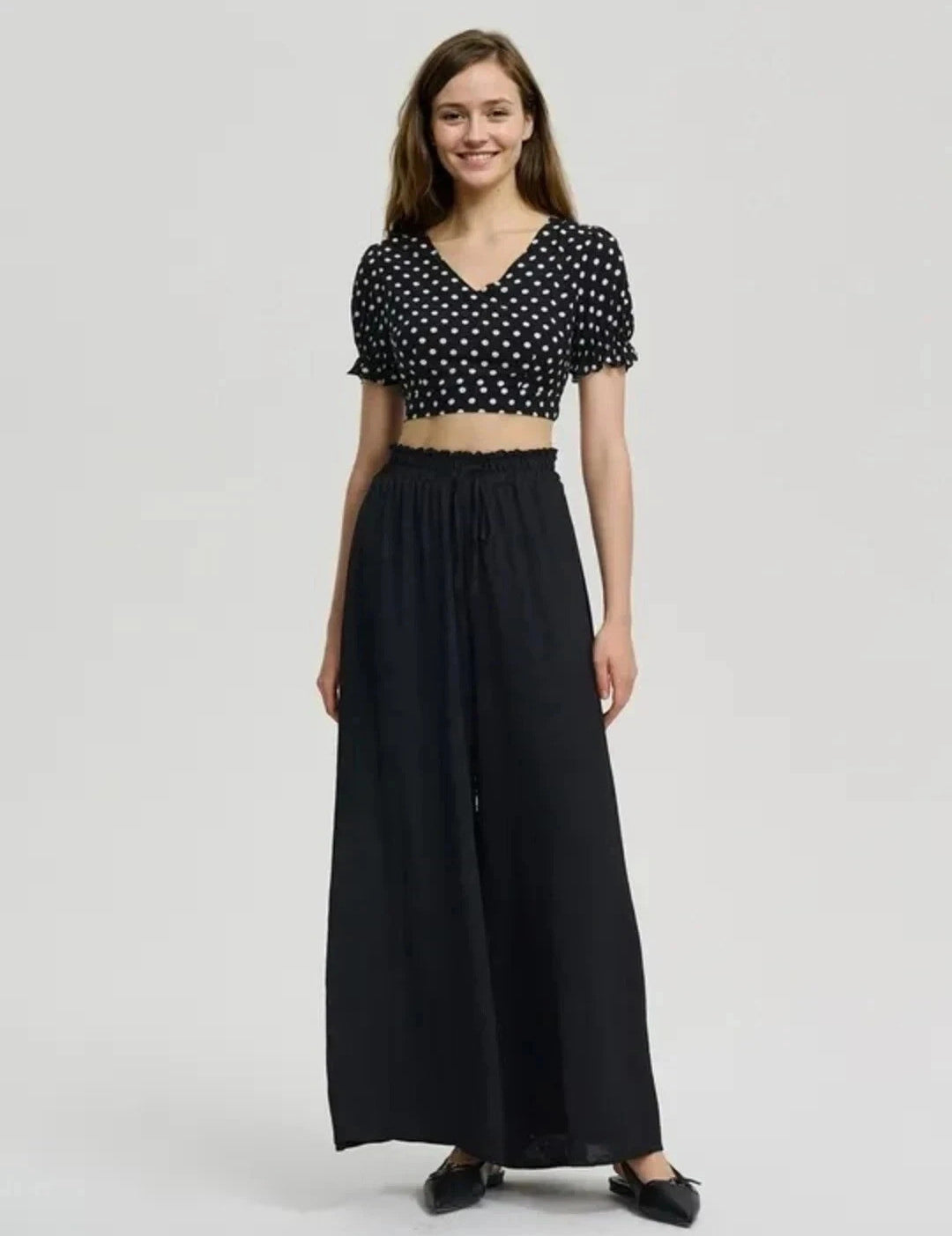 KOTTY Loose Fit Women Black Trousers 