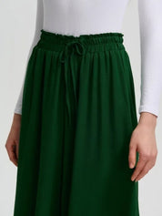 KOTTY Loose Fit Women Dark Green Trousers 