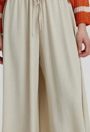 KOTTY Loose Fit Women Beige Trousers 