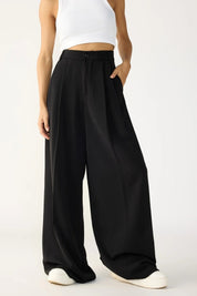 KOTTY Loose Fit Women Black Trousers 
