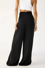 KOTTY Loose Fit Women Black Trousers 