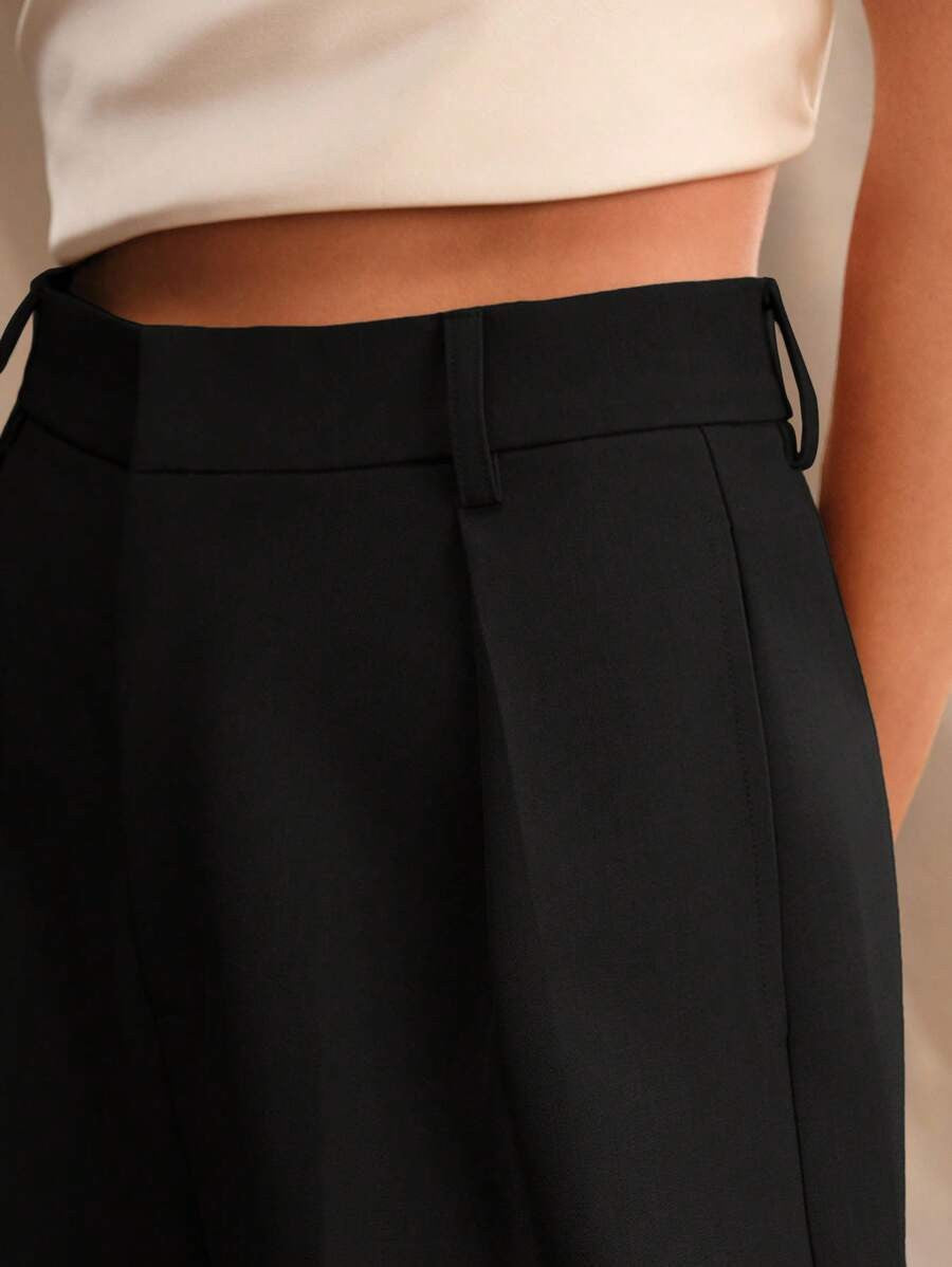 KOTTY Loose Fit Women Black Trousers 