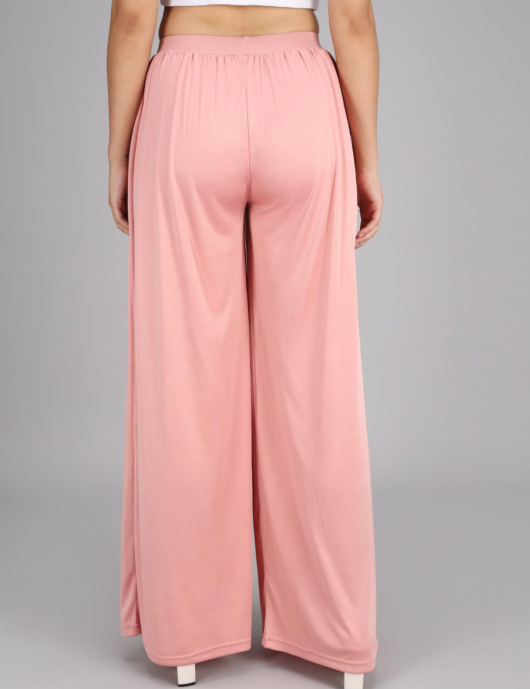 KOTTY Flared Women Pink Trousers 