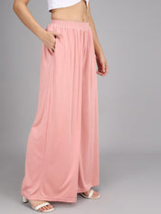 KOTTY Flared Women Pink Trousers 