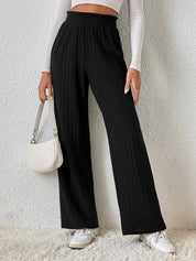 KOTTY Straight Fit Women Black Trousers 