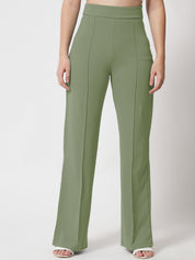 KOTTY Regular Fit Women Green Trousers 