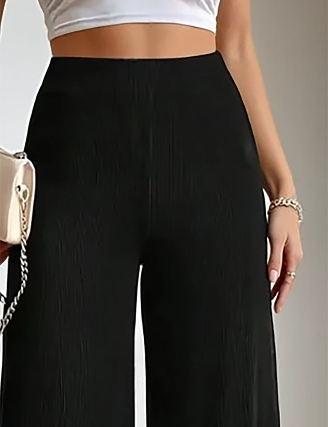 KOTTY Regular Fit Women Black Trousers 
