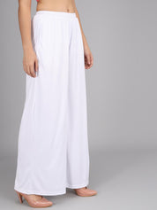 KOTTY Flared Women White Trousers 