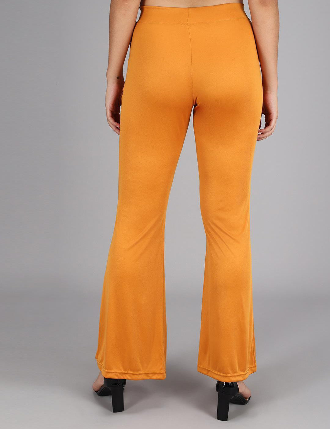 KOTTY Womens Solid Attractive High Rise Pant