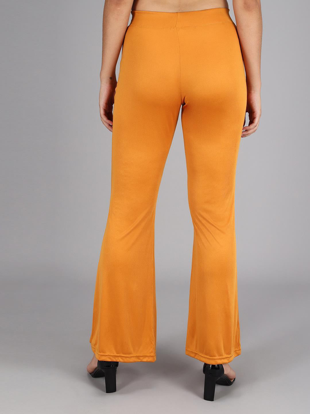 KOTTY Womens Solid Attractive High Rise Pant
