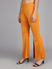 KOTTY Womens Solid Attractive High Rise Pant