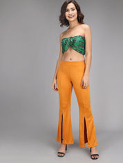 KOTTY Womens Solid Attractive High Rise Pant