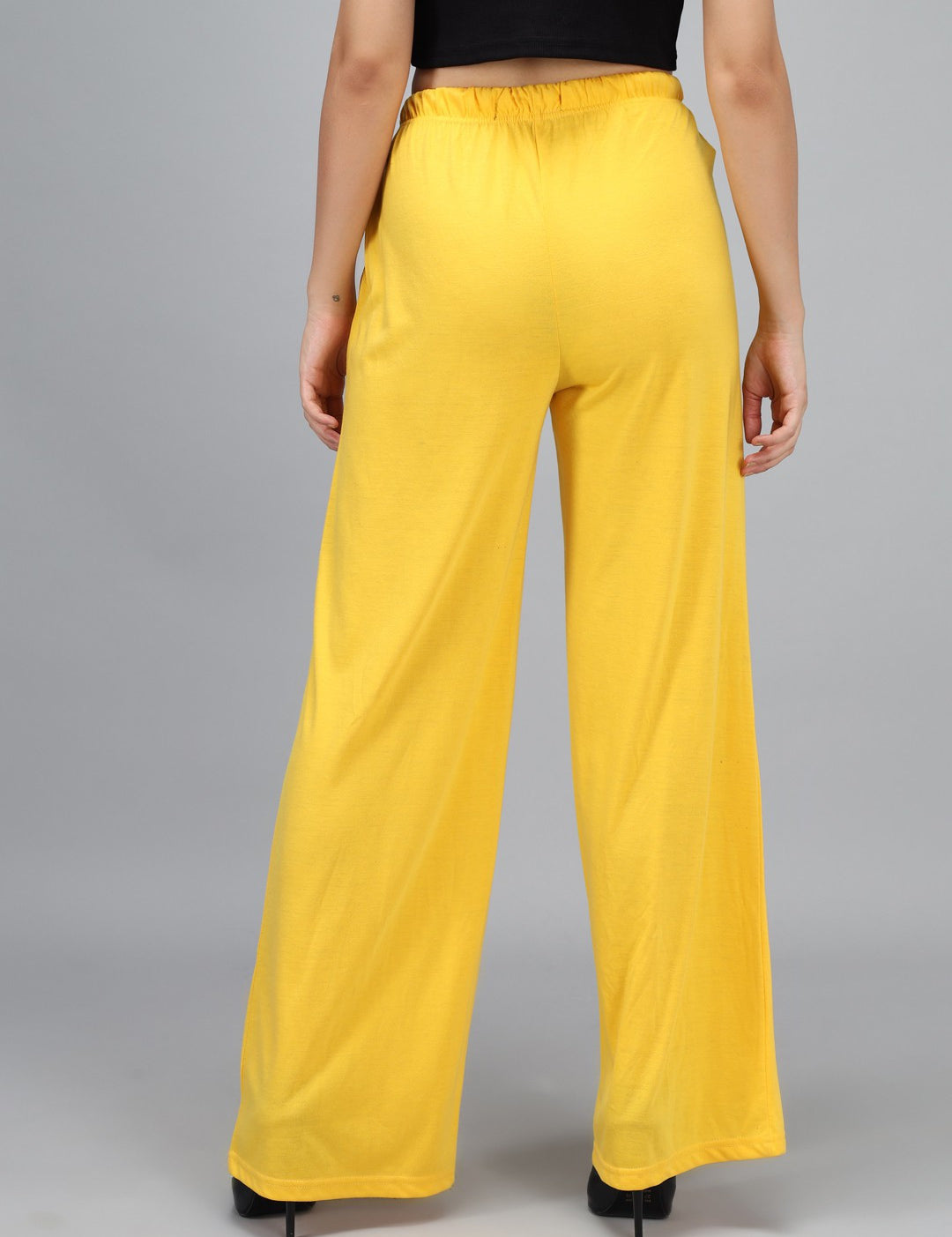 KOTTY Relaxed Women Yellow Trousers 