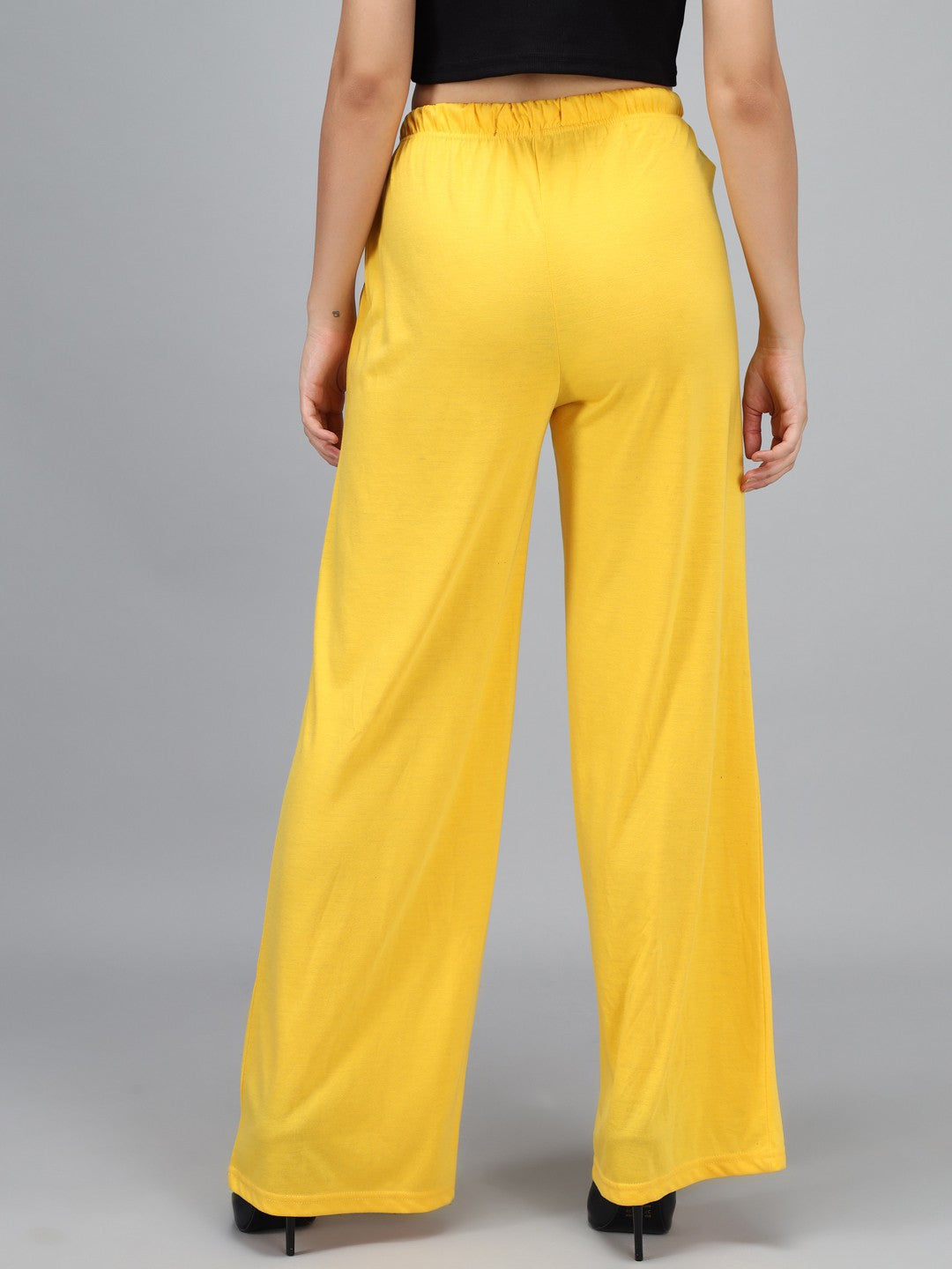 KOTTY Relaxed Women Yellow Trousers 