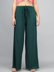 KOTTY Womens Solid Attractive High Rise Pant