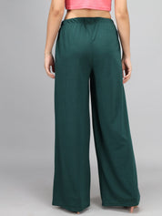 KOTTY Womens Solid Attractive High Rise Pant