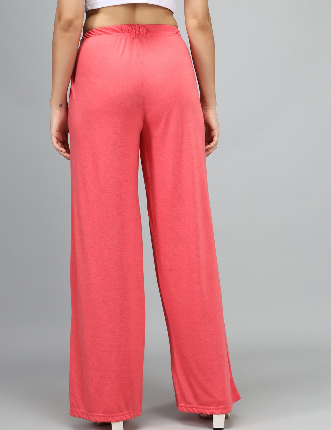 KOTTY Womens Solid Attractive High Rise Pant