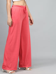 KOTTY Womens Solid Attractive High Rise Pant