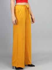 KOTTY Relaxed Women Yellow Trousers 