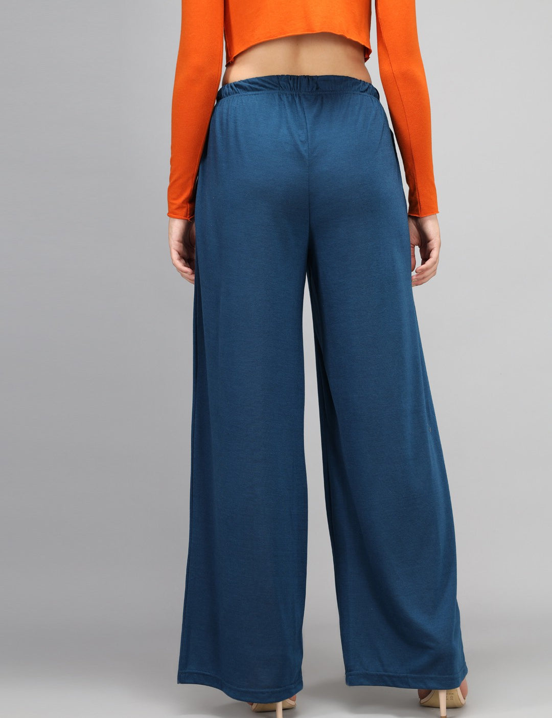 KOTTY Relaxed Women Blue Trousers 