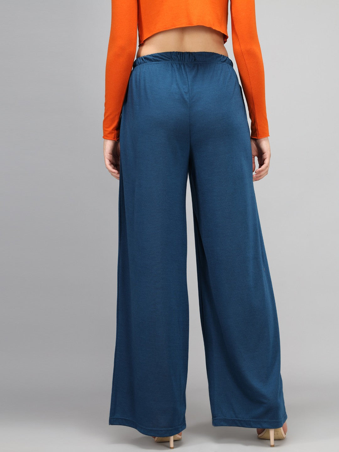 KOTTY Relaxed Women Blue Trousers 