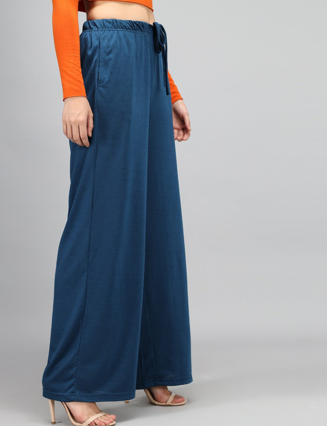 KOTTY Relaxed Women Blue Trousers 