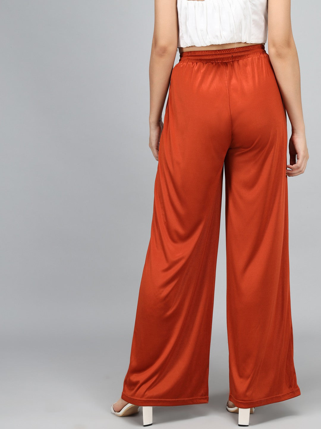 KOTTY Relaxed Women Maroon Trousers 