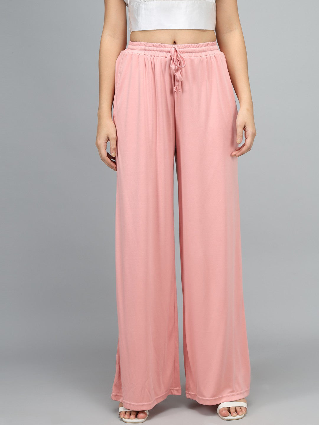 KOTTY Relaxed Women Pink Trousers 