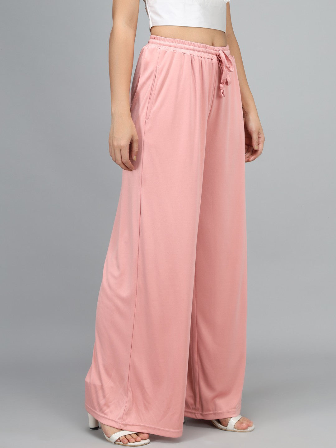 KOTTY Relaxed Women Pink Trousers 