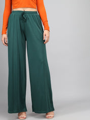 KOTTY Relaxed Women Green Trousers 