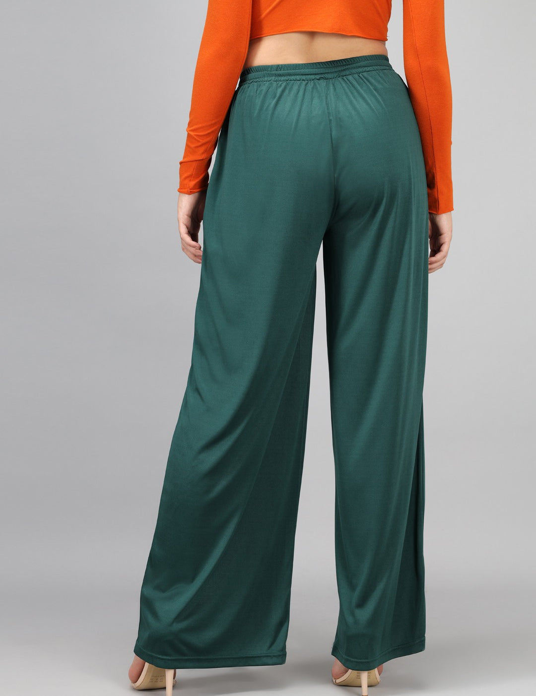 KOTTY Relaxed Women Green Trousers 