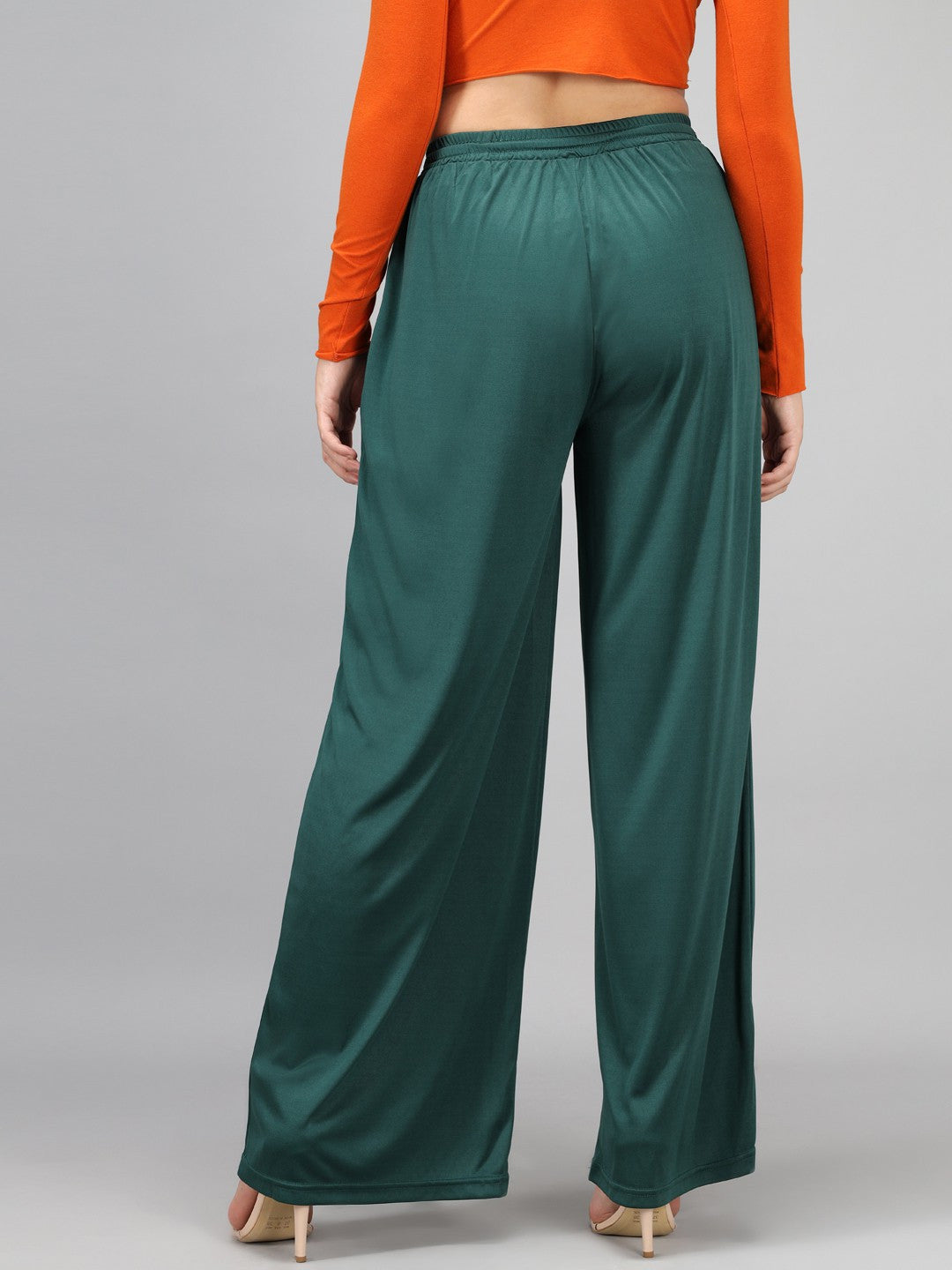 KOTTY Relaxed Women Green Trousers 
