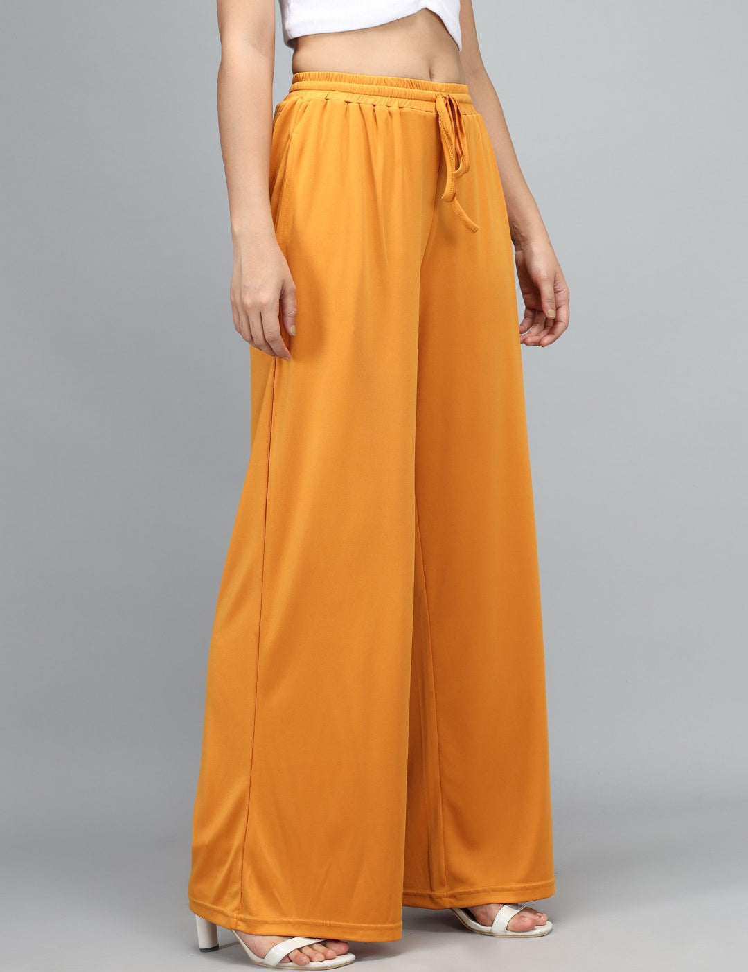 KOTTY Womens Solid Attractive High Rise Pant