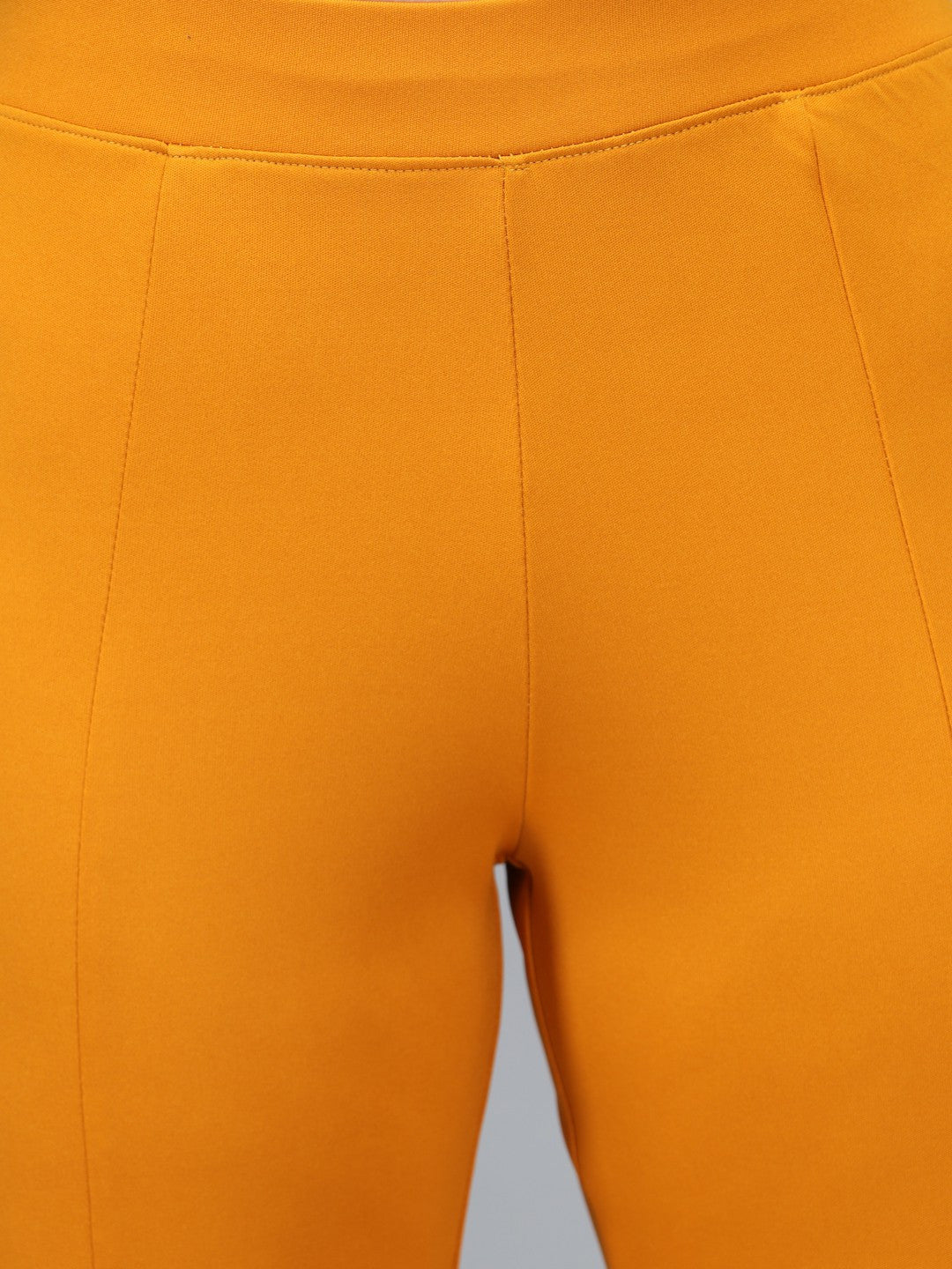 KOTTY Flared Women Yellow Trousers 