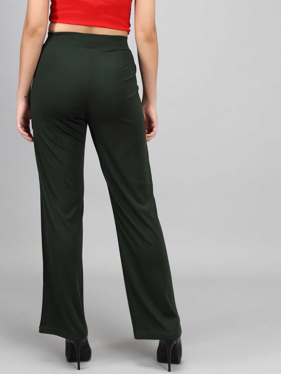 KOTTY Regular Fit Women Green Trousers 