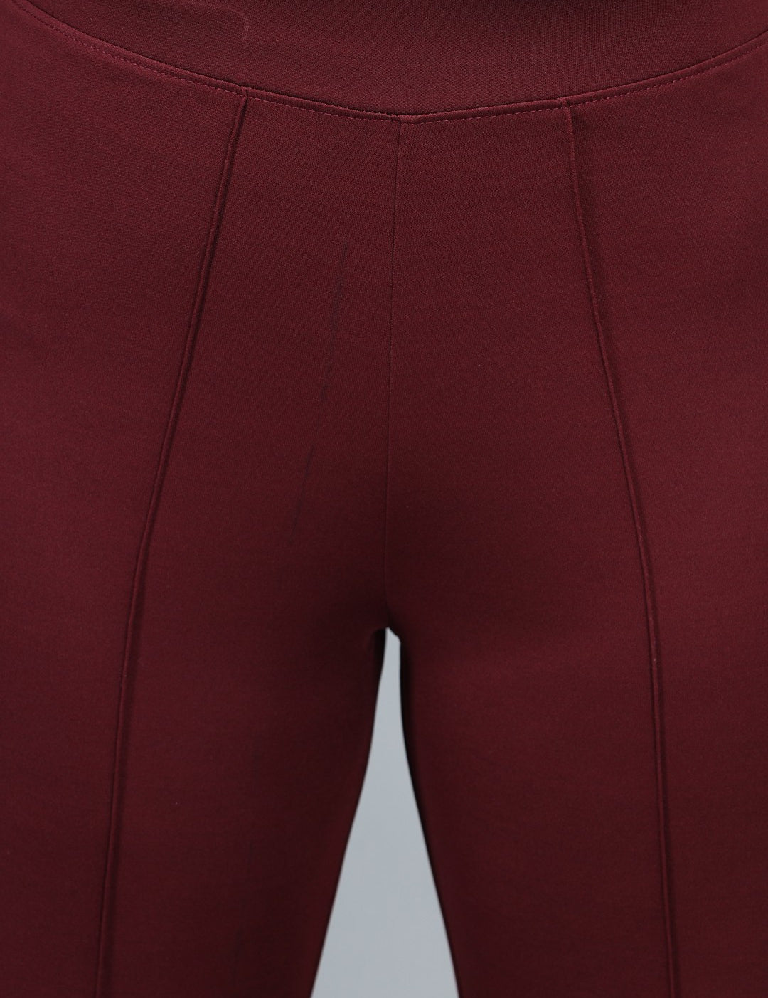 KOTTY Regular Fit Women Maroon Trousers 