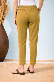 Women's Honey Brown Formal Pants