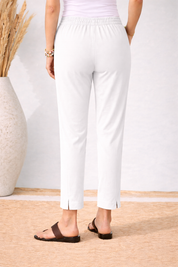 Women's White Formal Pants