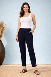 Women's Navy Blue Formal Pants