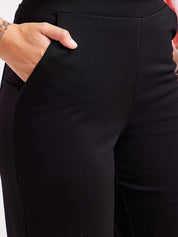 Women's Black Wide Leg Dress Pants