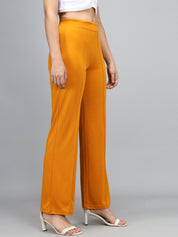 KOTTY Regular Fit Women Yellow Trousers 