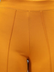 KOTTY Regular Fit Women Yellow Trousers 