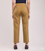 Women's Mustard Yellow Ankle Length Pants
